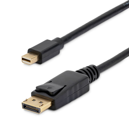 StarTech.com - Cable de 3m Mini DisplayPort a DisplayPort 1.2 - Cable Adaptador Mini DisplayPort a DisplayPort 4K x 2K UHD - Cable para Monitor Mini DP a DP