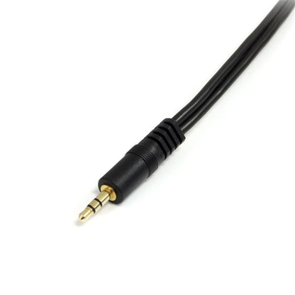 StarTech.com - Cable 15cm Audio Splitter Divisor de Auriculares Mini-Jack 3 5mm Estéreo Macho a 2x Hembra