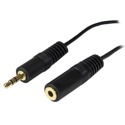 StarTech.com - Cable de 3 6m Alargador Extensor de Audio Mini Jack 3 5mm Chapado en Oro para Auriculares - Macho a Hembra