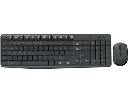 Logitech - MK235 teclado Ratón incluido USB QWERTY Español Gris