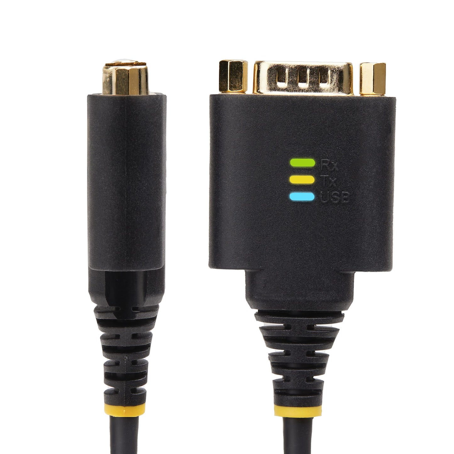 StarTech.com - Cable Adaptador USB a 2 Puertos Serie de 60cm - Cable Conversor USB a Serial - Retención COM - FTDI - Protección ESD Nivel 4 - Tornillos Intercambiables -Win/macOS/ChromeOS/Linux