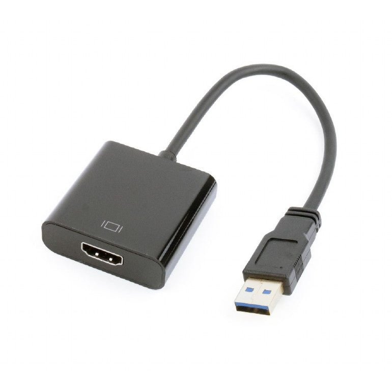 Gembird - A-USB3-HDMI-02 Adaptador gráfico USB 1920 x 1080 Pixeles Negro