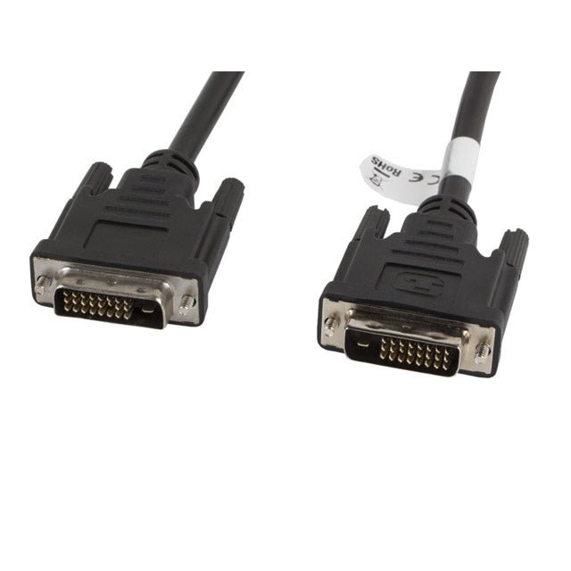 Lanberg - CA-DVID-10CC-0018-BK cable DVI 1 8 m DVI-D Negro