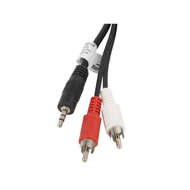 Lanberg - CA-MJRC-10CC-0050-BK cable de audio 5 m 3 5mm 2 x RCA Negro