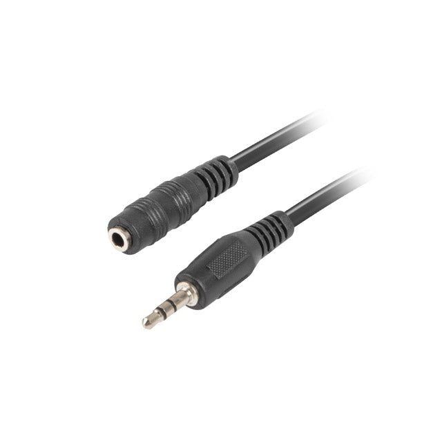 Lanberg - CA-MJFJ-10CC-0050-BK cable de audio 5 m 3 5mm Negro