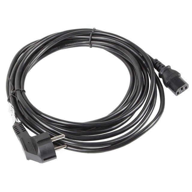 Lanberg - CA-C13C-11CC-0100-BK cable de transmisión Negro 10 m C13 acoplador CEE7/7