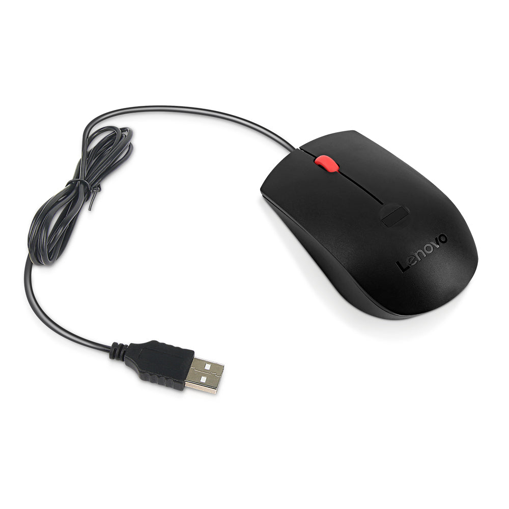 Lenovo - 4Y51M03357 ratón Oficina Ambidextro USB tipo A Óptico 1600 DPI