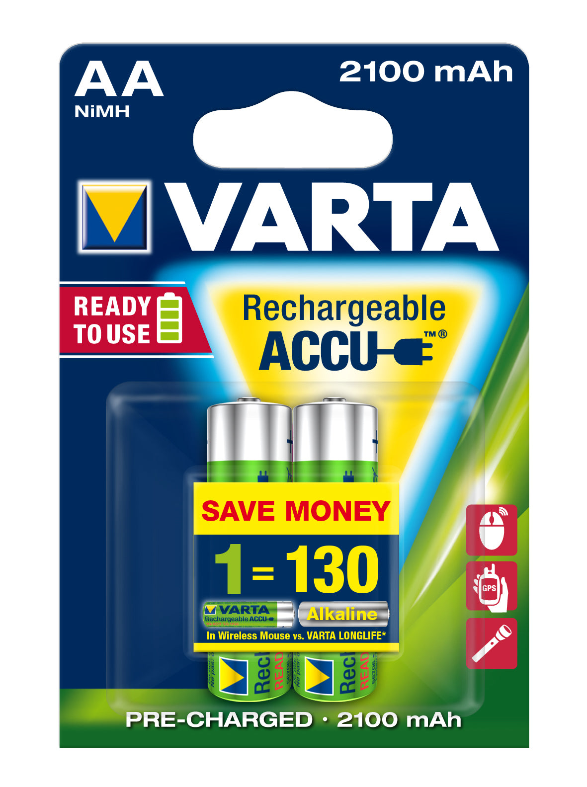 Varta - Longlife Batería recargable AA Níquel-metal hidruro (NiMH)