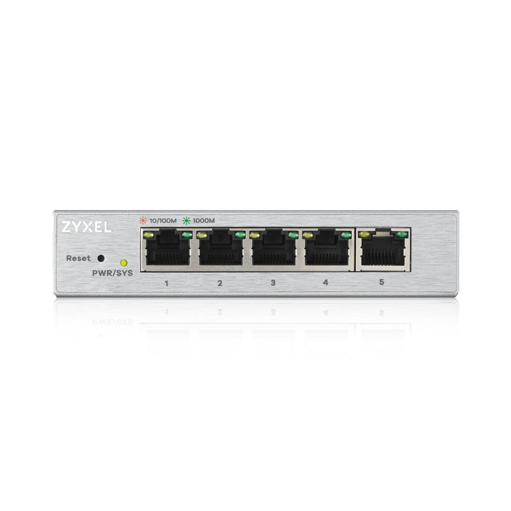 Zyxel - GS1200-5 Gestionado Gigabit Ethernet (10/100/1000) Plata