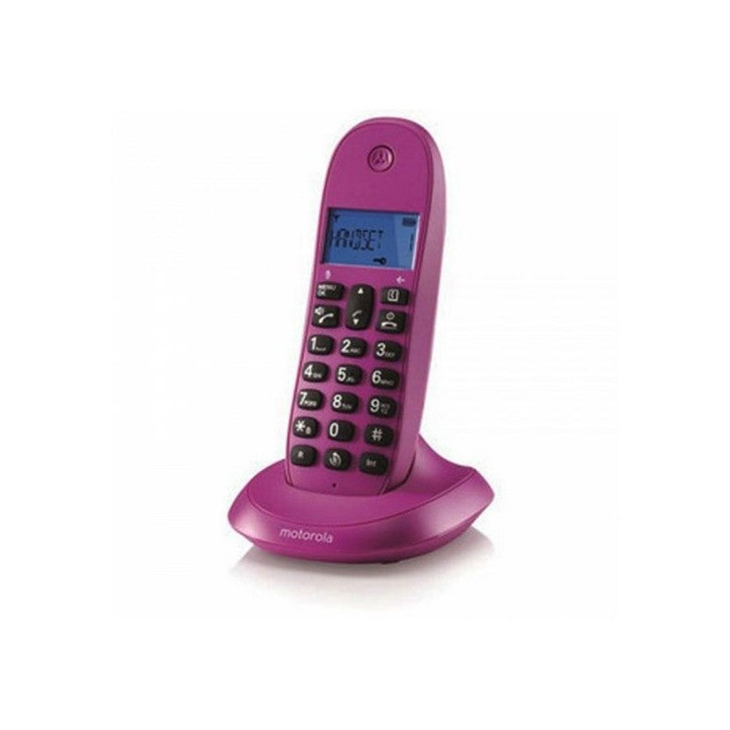 Motorola - C1001LB+ Teléfono DECT Identificador de llamadas Púrpura