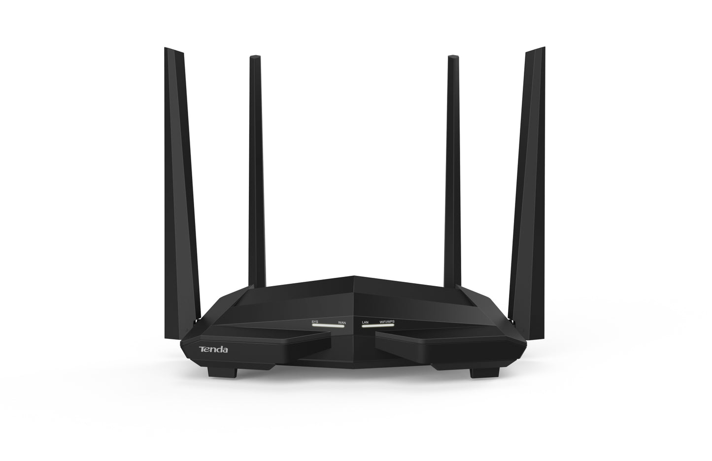 Tenda - AC10 router inalámbrico Gigabit Ethernet Doble banda (2 4 GHz / 5 GHz) Negro