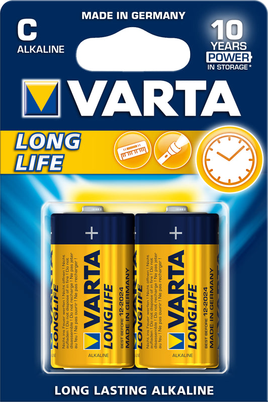 Varta - 4114 Batería de un solo uso C Alcalino