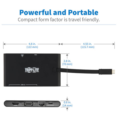 Eaton - USB-C DOCK - 4K HDMI  VGA  USB 3.2