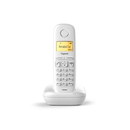 Gigaset - A170 Teléfono DECT Blanco Identificador de llamadas