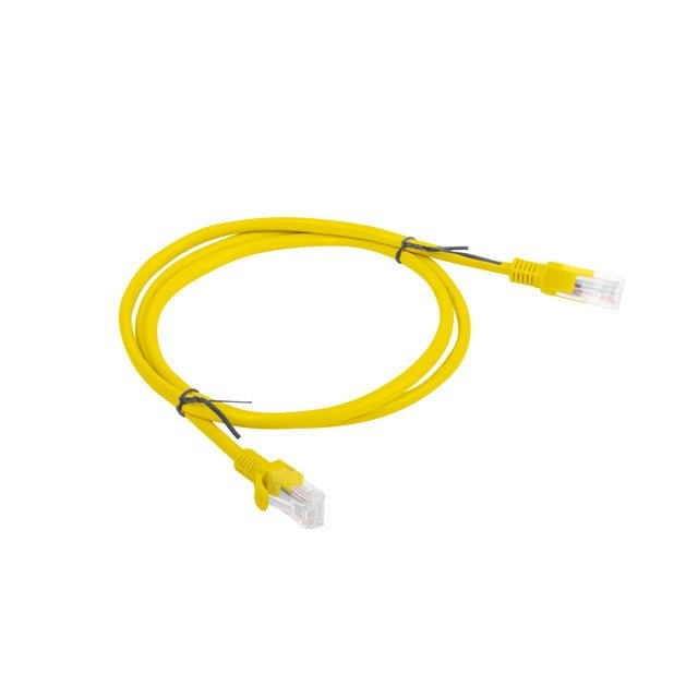 Lanberg - PCU6-10CC-0100-Y cable de red Amarillo 1 m Cat6 U/UTP (UTP)