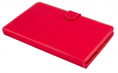 SilverHT - Funda con teclado para tablets de 9 a 10'1 pulgadas Rojo y Blanco