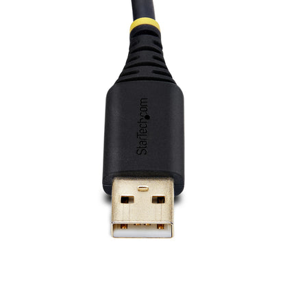 StarTech.com - Cable Adaptador USB a 2 Puertos Serie de 60cm - Cable Conversor USB a Serial - Retención COM - FTDI - Protección ESD Nivel 4 - Tornillos Intercambiables -Win/macOS/ChromeOS/Linux