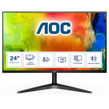 AOC - B1 24B1H pantalla para PC 59 9 cm (23.6") 1920 x 1080 Pixeles Full HD LED Negro