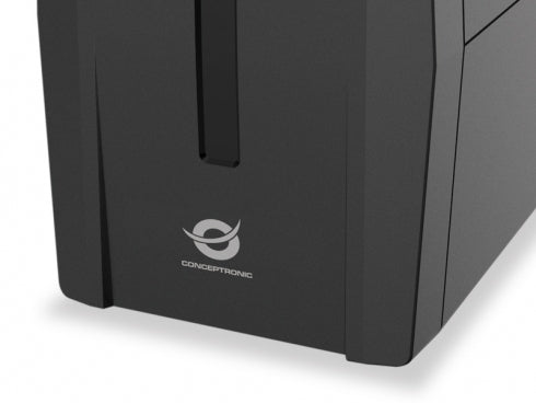 Conceptronic - ZEUS01E sistema de alimentación ininterrumpida (UPS) Línea interactiva 0 65 kVA 360 W 4 salidas AC