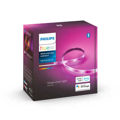 Philips by Signify - Hue White and Color ambiance Base de tira de luz Plus V4 2 metros