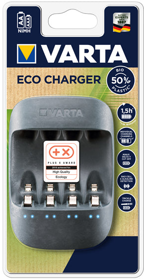 Varta Eco Charger cargador de batería Pilas de uso doméstico Corriente alterna