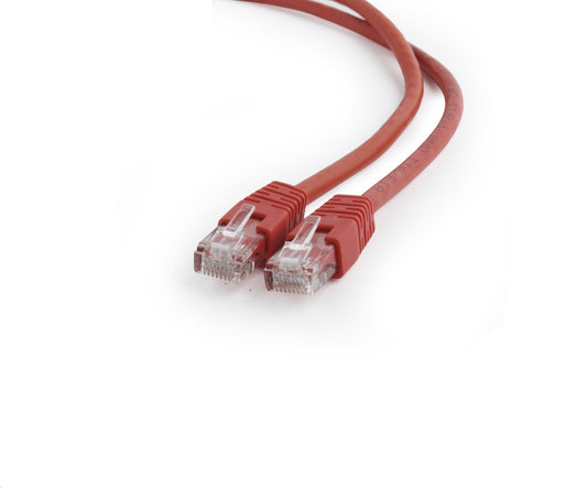 Gembird - PP6U-3M/R cable de red Rojo Cat6 U/UTP (UTP)