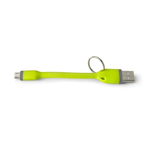 Celly - USBMICROKEYGN cable USB 0 12 m USB 2.0 USB A Micro-USB B Verde