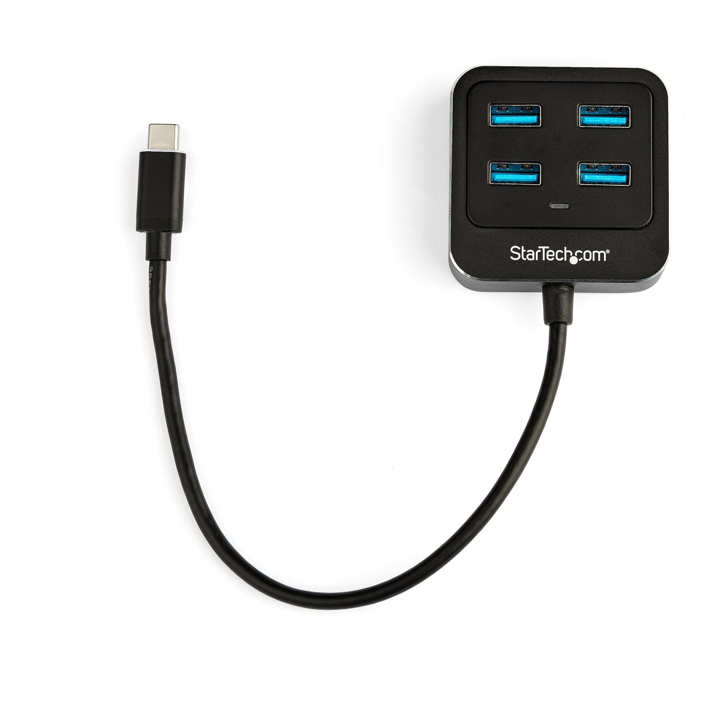 StarTech.com - Hub Concentrador USB C de 4 Puertos - Ladrón USB Tipo C a 4 Puertos USB A - Hub USB Tipo C USB 3.2 Gen 2 de 10Gbps - Alimentado por el Bus - Hub Compacto USB-C a USB para Portátil - de Aluminio