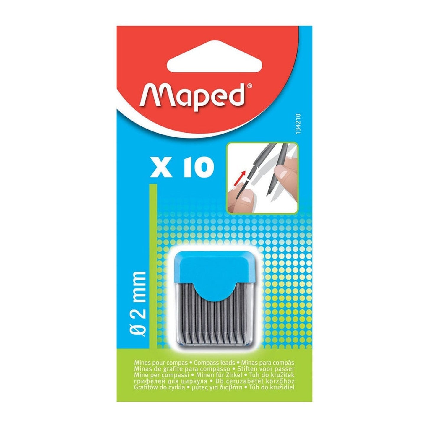 Maped - 134210 accesorio para compás de dibujo Lead refill