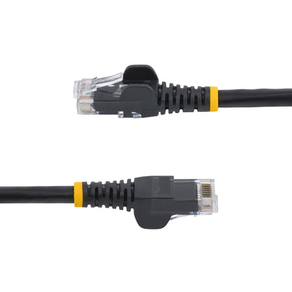 StarTech.com - Cable de Red de 10m Negro Cat5e Ethernet RJ45 sin Enganches