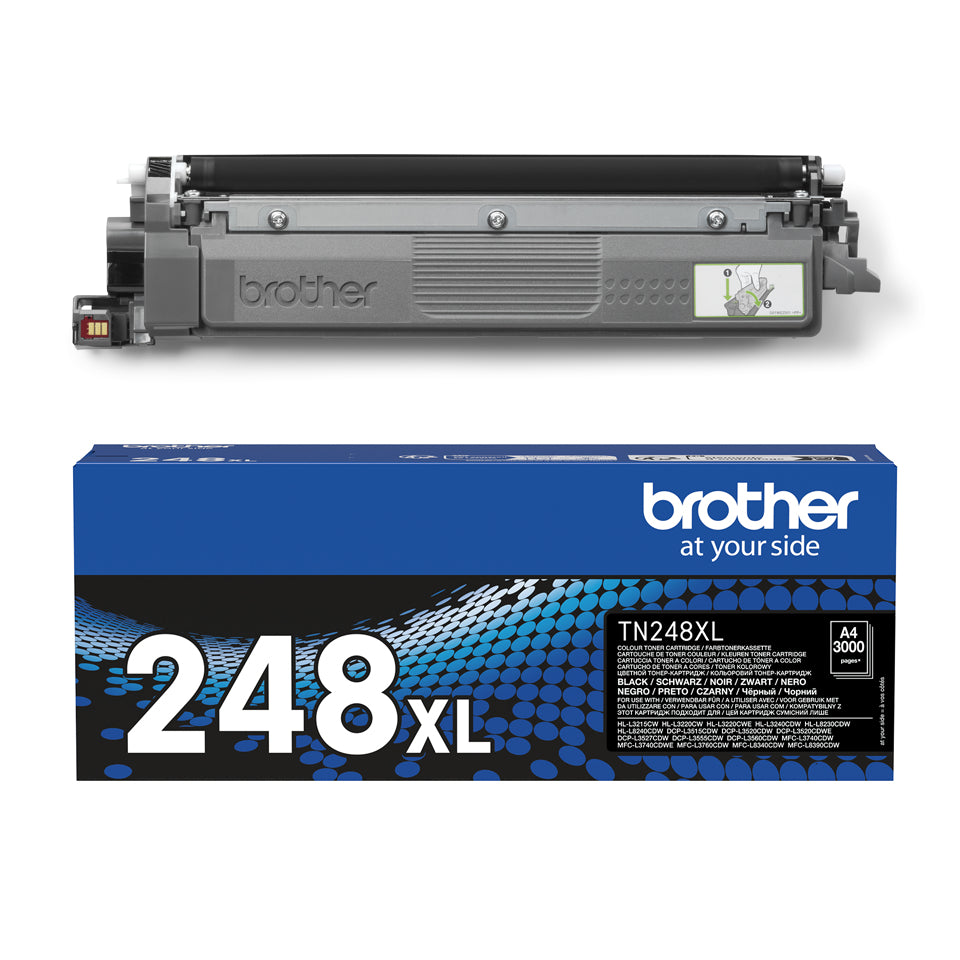 Brother TN-248XLBK cartucho de tóner 1 pieza(s) Original Negro