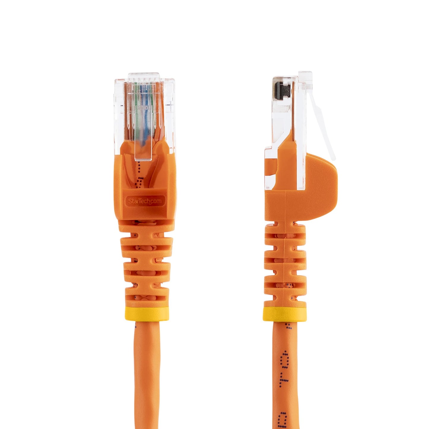 StarTech.com - Cable de Red de 0 5m Naranja Cat5e Ethernet RJ45 sin Enganches