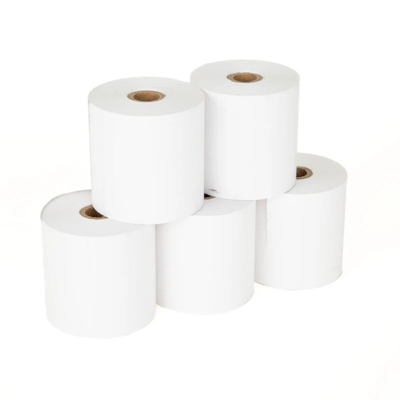 iggual - Pack 5 rollos papel térmico sin BPA 57X57mm