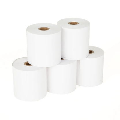 iggual - Pack 5 rollos papel térmico sin BPA 57X57mm