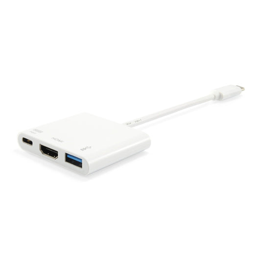 Equip - 133461 base para portátil y replicador de puertos USB 3.2 Gen 1 (3.1 Gen 1) Type-C Blanco