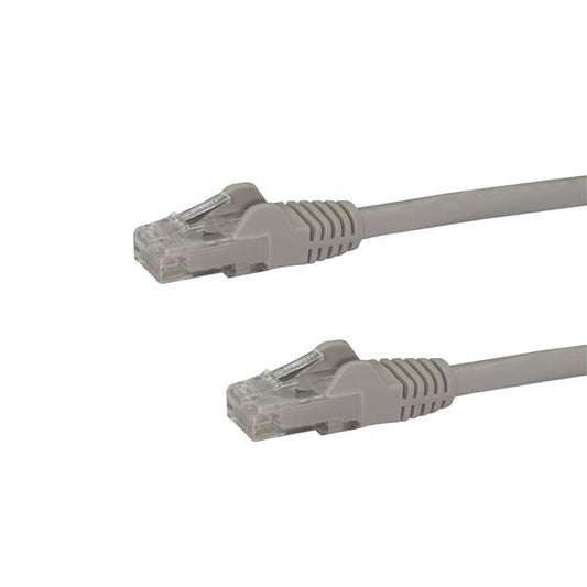 StarTech.com - Cable de 10m Gris de Red Gigabit Cat6 Ethernet RJ45 sin Enganche - Snagless