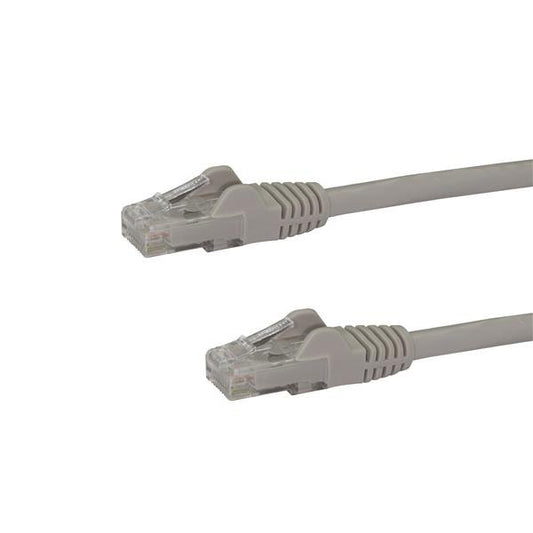 StarTech.com - Cable de 5m Gris de Red Gigabit Cat6 Ethernet RJ45 sin Enganche - Snagless