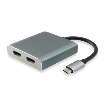 Equip - 133464 Adaptador gráfico USB 4096 x 2160 Pixeles Gris