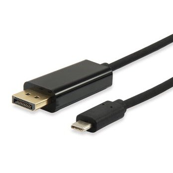 Equip - 133467 adaptador de cable de vídeo 1 8 m USB Tipo C DisplayPort Negro