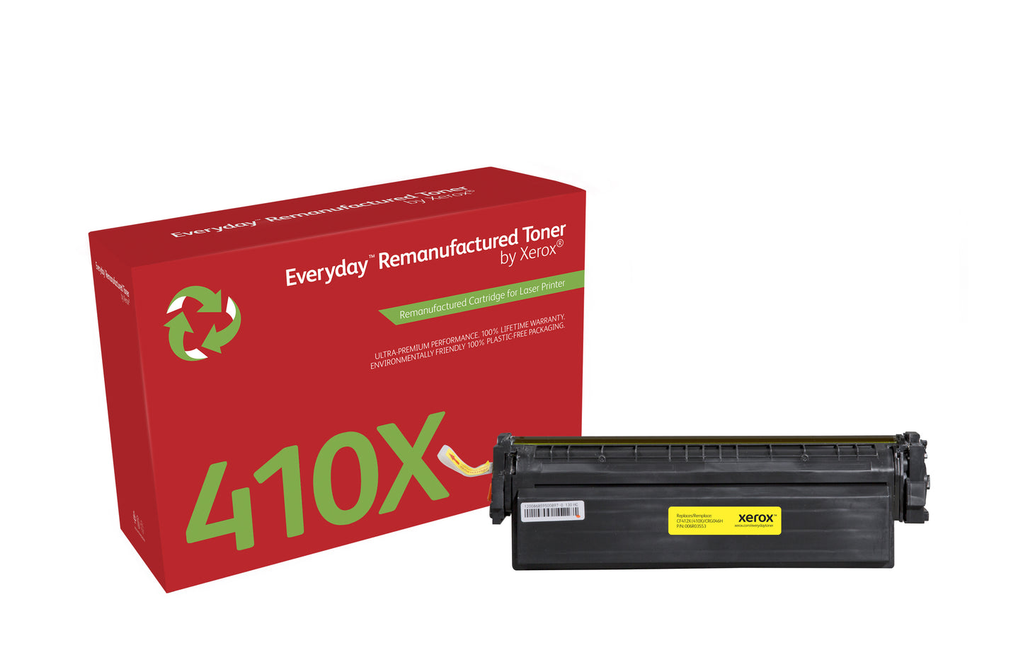 Everyday Tóner ™ Amarillo remanufacturado de Xerox es compatible con HP 410X (CF412X), High capacity