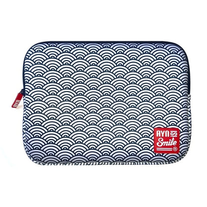 Smile - Laptop sleeve Kimono 13"-14" Seigaiha + Mouse