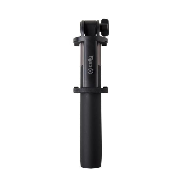 Celly - Click Monopod palo para autofotos Smartphone Negro