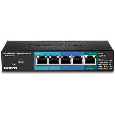 Trendnet - TPE-P521ES switch Gestionado Gigabit Ethernet (10/100/1000) Energía sobre Ethernet (PoE) Negro