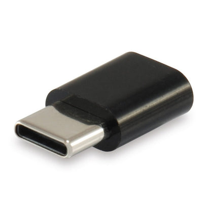 Equip - 133472 cambiador de género para cable USB C Micro USB B Negro