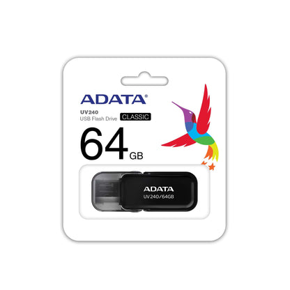 ADATA - UV240 unidad flash USB 64 GB USB tipo A 2.0 Negro