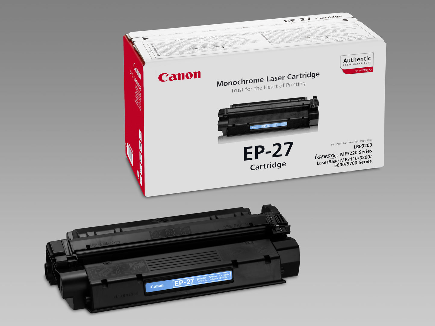 Canon EP-27 cartucho de tóner 1 pieza(s) Original Negro