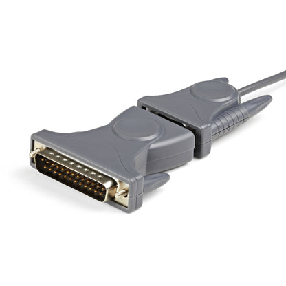 StarTech.com - Cable Adaptador de 0 9m USB a Serie Serial DB9 DB25 RS232