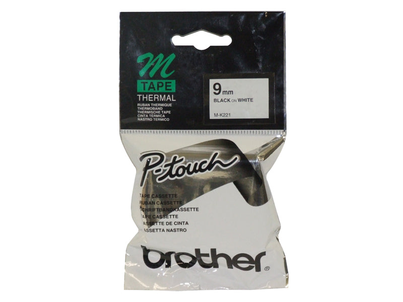 Brother MK221 cinta para impresora de etiquetas Negro sobre blanco M