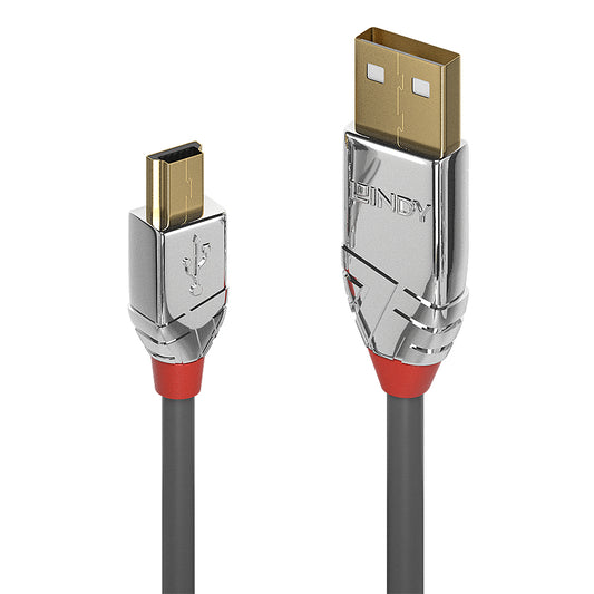 Lindy - 36632 cable USB USB 2.0 2 m USB A Mini-USB B Gris