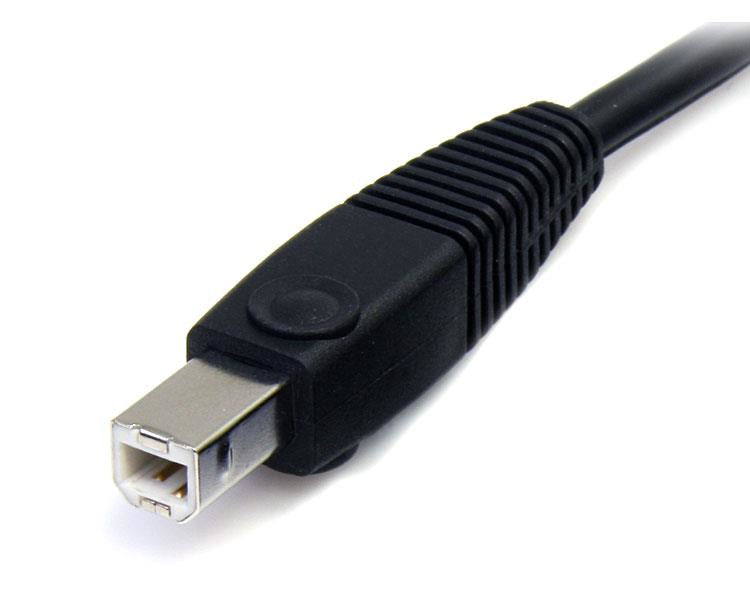 StarTech.com - Cable Conmutador KVM USB DisplayPort 4 en 1 c/ Audio y Micrófono - 6 pies